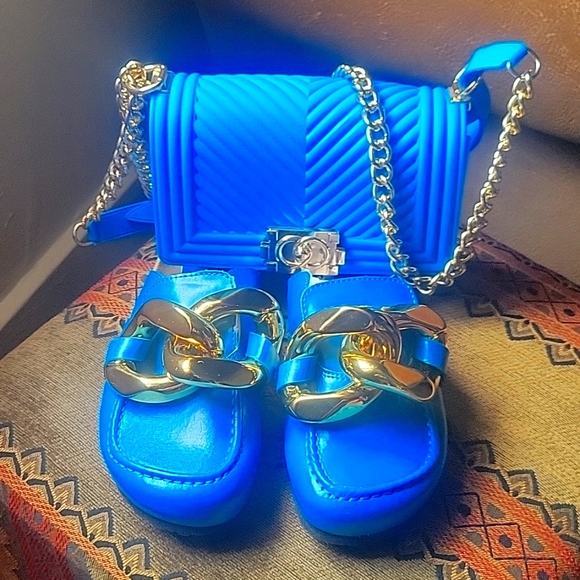 Cape Robbin Shoes - New without tags Chunky chain mules and purse bundle.